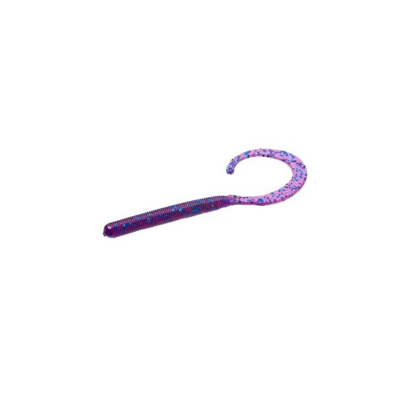 Zoom Curly Tail Worm 4'' 003 Electric Blue