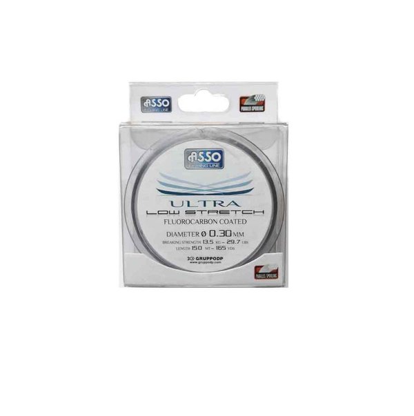 Fluorocarbon Coated ASSO Ultra Low Stretch 0,30mm. 150m.
