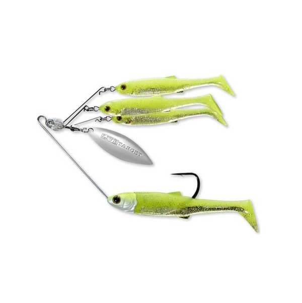 BAITBALL SPINNER RIG 1/2OZ. Chartreuse Silver