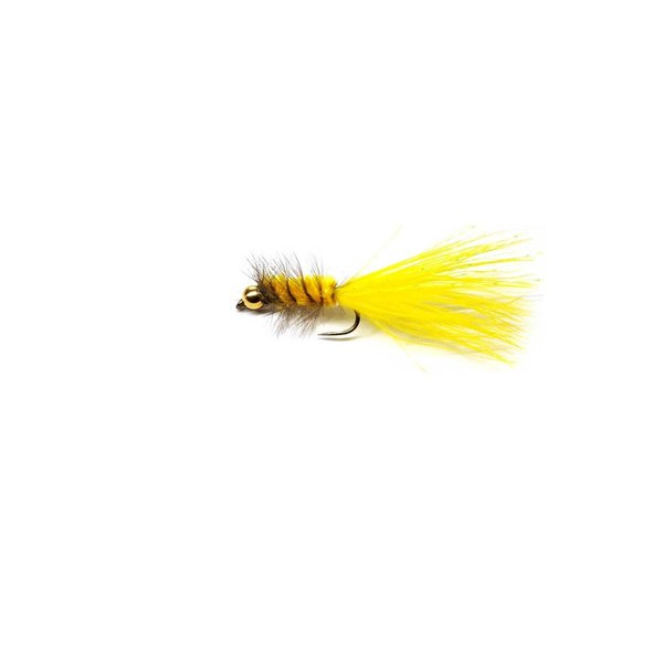 Streamers Trout Woolly Bugger 6P Yellow
