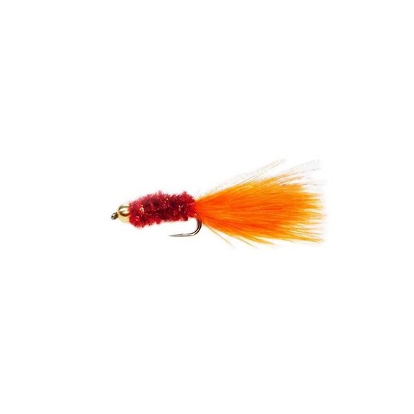 Streamers Trout 640 Woolly Bugger Red Orange