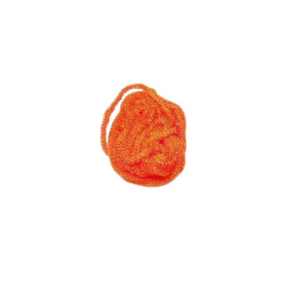 Chenille Trilobal el Piscator fino color naranja caliente