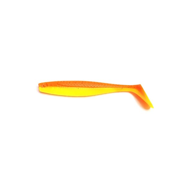 RON THOMPSON Slim Shad Paddle Tail 10CM. UV Orange Yellow